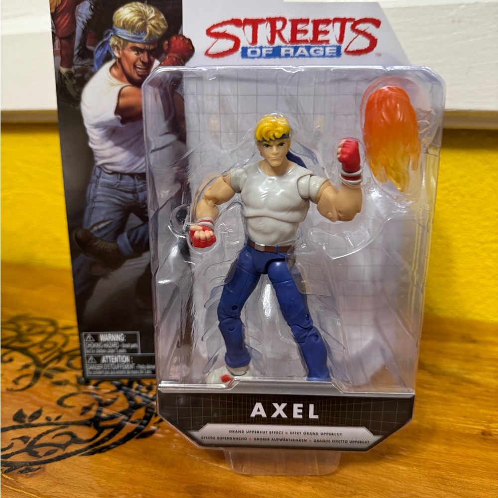 Streets of Rage Axel Action Figure - White & Blue